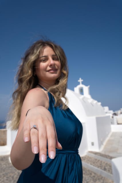 Santorini: Proposal Photoshoot l Private Entry to blue Dome - Practical Tips Before You Go (So You Don’t Lose the Moment)