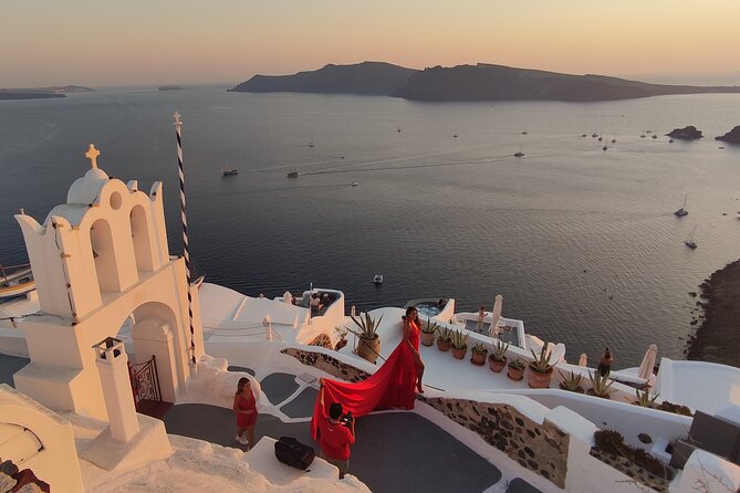 Santorini's Hidden Gems with Wine Tasting: 6-Hour Private Tour - Profitis Ilias monastery: the summit view at about 600 meters