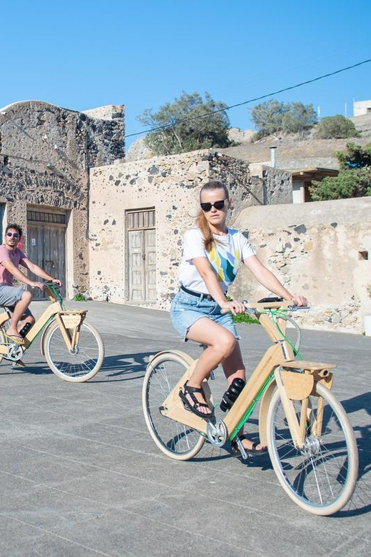 Santorini's Private 2-hour Wooden E-bike Tour - The Route Between Villages: Scenic, Guided, and Not a Race