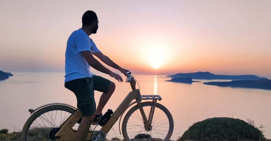 Santorini's Private 2-hour Wooden E-bike Tour - Emporio Village: Medieval Streets Where the Details Have a Purpose