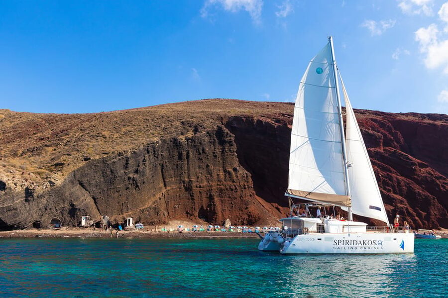 Santorini: Sailing Catamaran Cruise with BBQ and Drinks - Key Highlights Worth Your Time