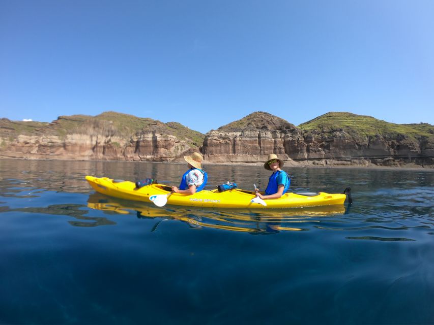 Santorini: Sea Caves Kayak Trip with Snorkeling and Picnic - Key things I’d pencil in first