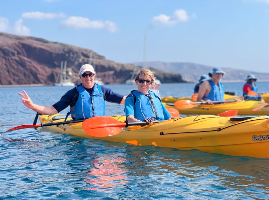 Santorini: Sea Caves Kayak Trip with Snorkeling and Picnic - Small-group guiding: why Kalliopi’s style matters on the water