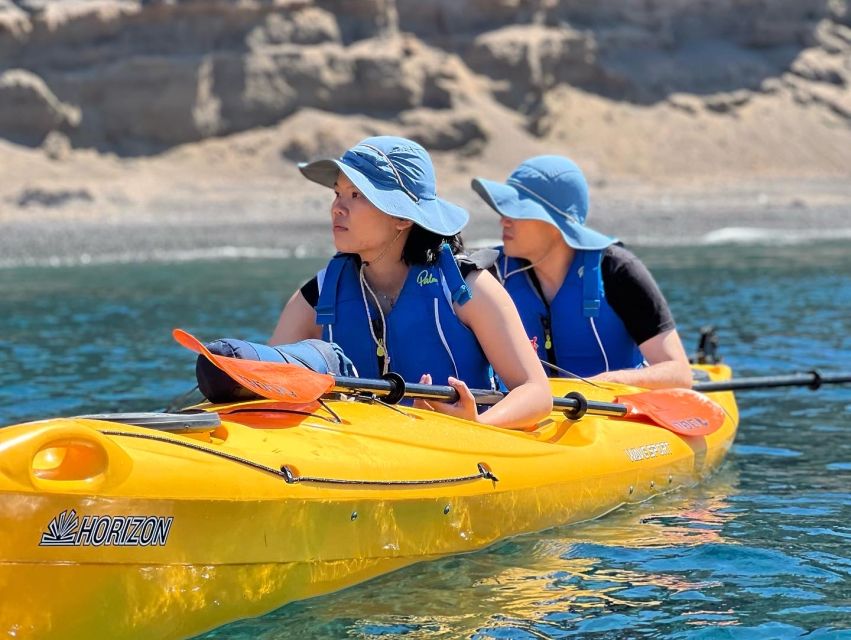 Santorini: Sea Caves Kayak Trip with Snorkeling and Picnic - Who should book this (and who should skip it)