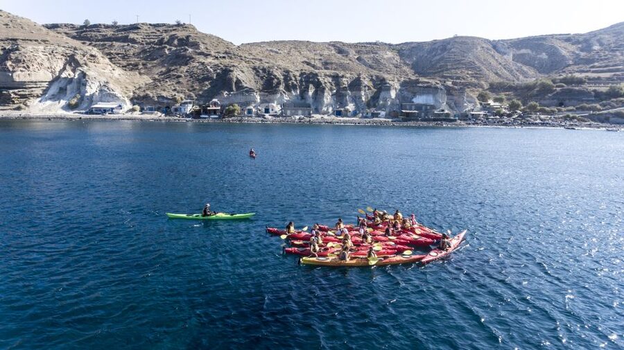 Santorini: Sea Kayaking with Light Lunch - Black Mountain and the Sea Cave: The Most Photogenic Miles