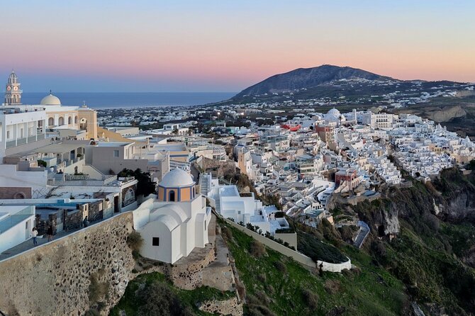 Santorini Shore Excursion: Private Sightseeing Tour - Firostefani’s Apex View: The Caldera Runs Between Towns