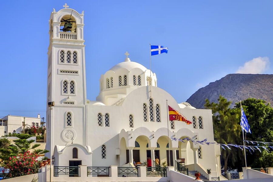 Santorini: Shore Trip to Bypass Cable Car with Boat Transfer - Megalochori: traditional architecture for a quieter, local feel
