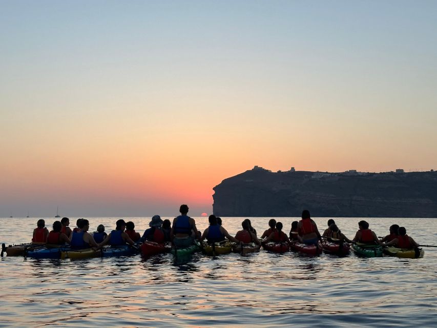Santorini: South Sea Kayaking Tour with Sea Caves and Picnic - Passing Red Beach and Kampia: where the coastline looks different from the water