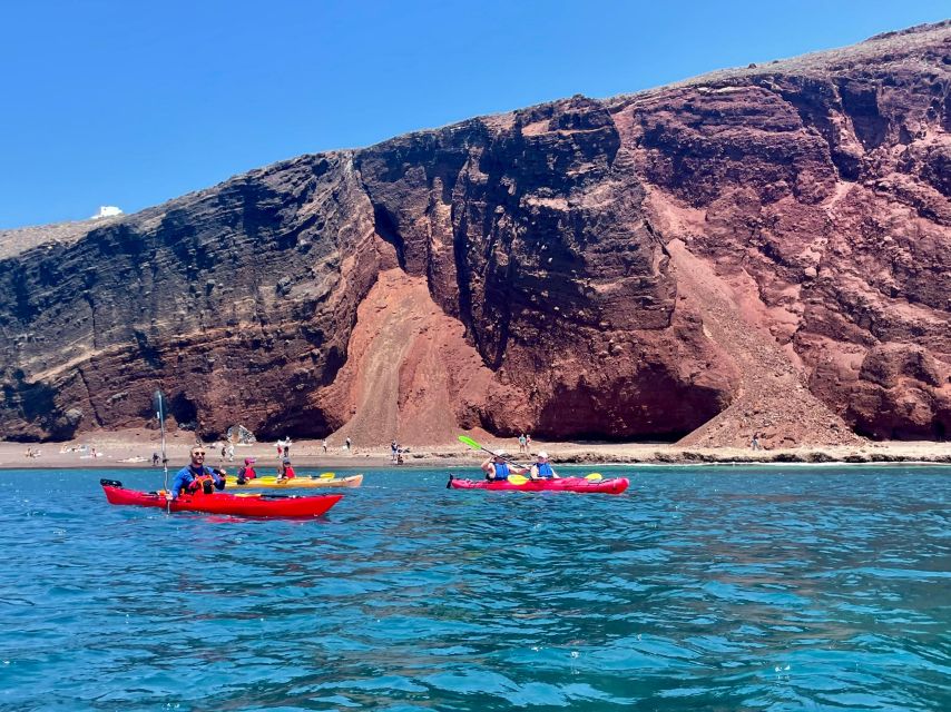 Santorini: South Sea Kayaking Tour with Sea Caves and Picnic - What to bring so you’re not wrestling your day