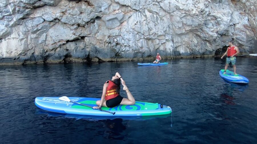 Santorini: Stand-Up Paddle and Snorkel Adventure - How long it really takes: structured learning, then time to enjoy it