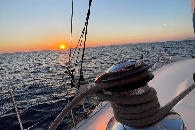 Santorini Sunset:Private All-In Catamaran Cruise (Food&Drinks) - Is a private Santorini sunset catamaran from Vlychada worth $622?