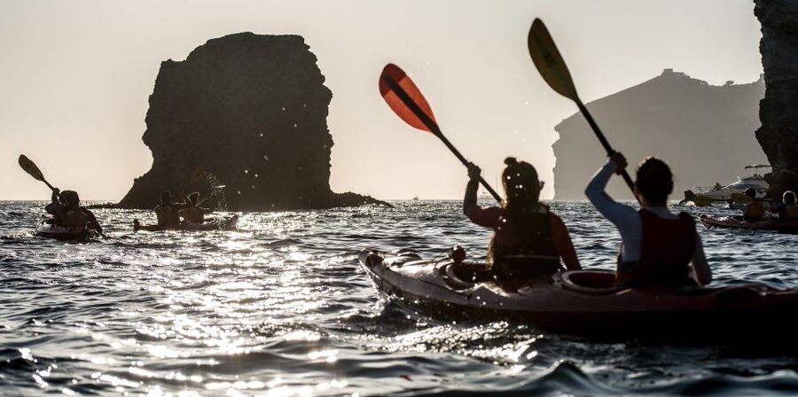 Santorini: Sunset Sea Kayak with Light Dinner - Why this Santorini sunset feels different from shore