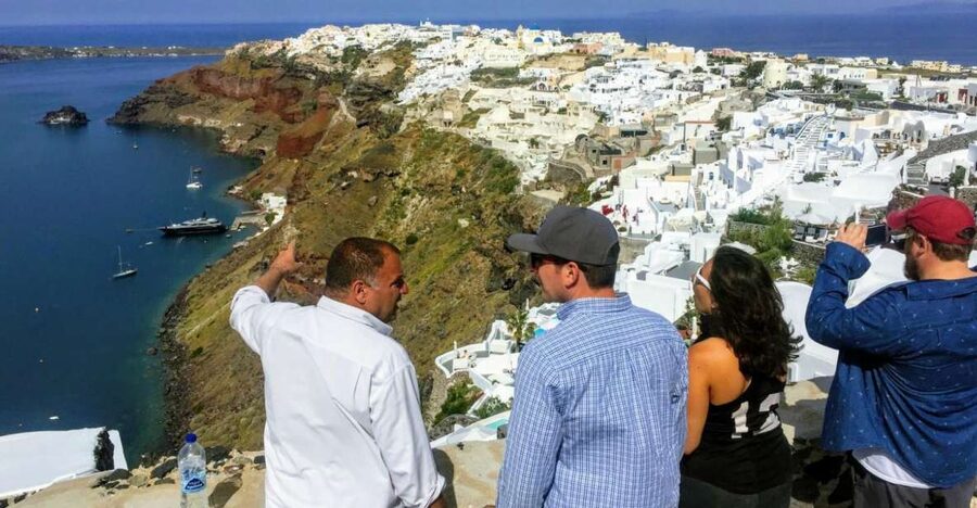 Santorini: Top Sights Small-Group Tour with Local Guide - Monolithos Black Beach: Lunch Options, Swimming Time, and Volcanic Reality