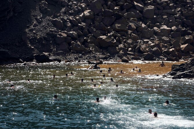 Santorini Tour of Caldera with Glass bottom Boat - The Reef Pass: Seabed Photos Without Getting Wet Again