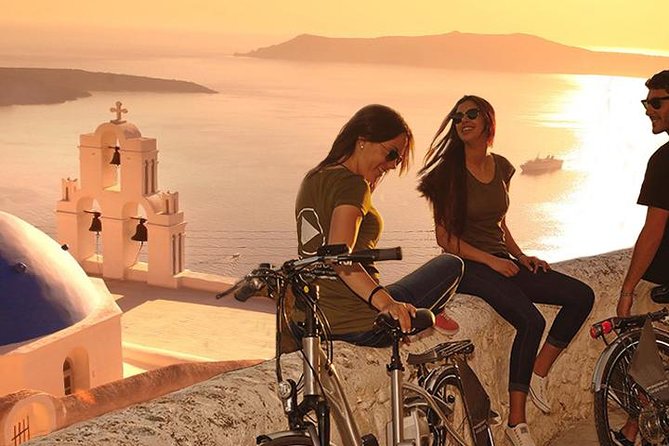 Santorini Tour on Electric Bikes & Scooters - Gear, Helmets, and the Safety Rhythm the Guides Use