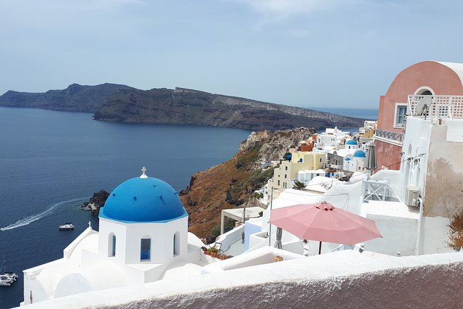 Santorini Unique Experience Organized Half Day Tour - Stop 1: Red Beach in about 20 minutes
