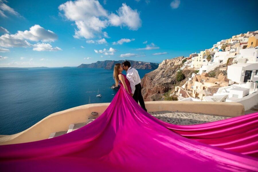 Santorini: Unique Flying Dress Photoshoot Experience - Price and Value: What $181 Covers (and What to Add)