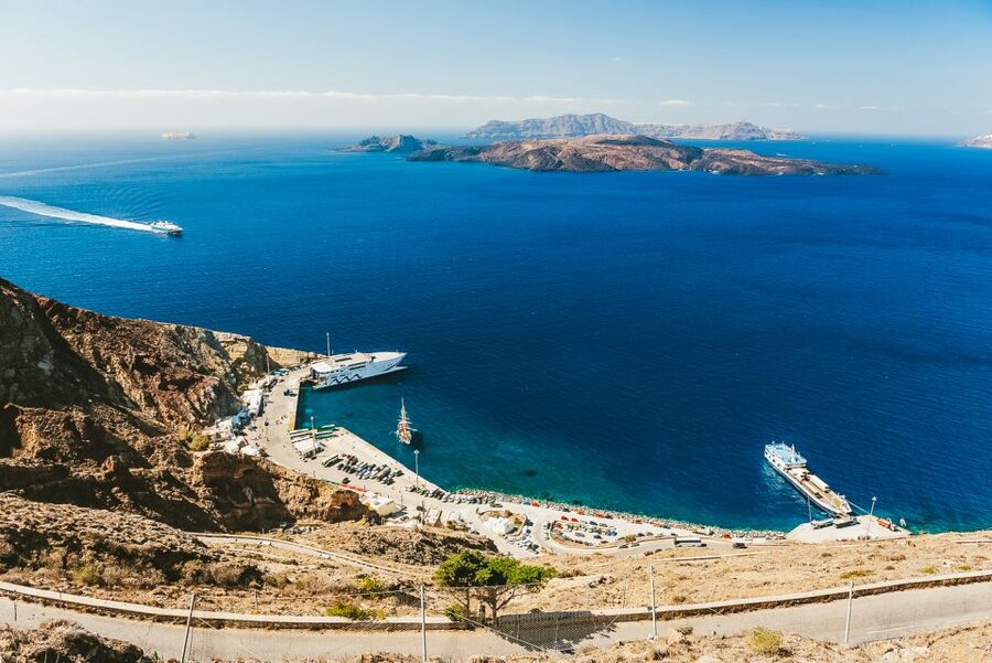 Santorini: Volcano and Hot Springs Sunset Dinner Cruise - Key highlights you’ll feel right away