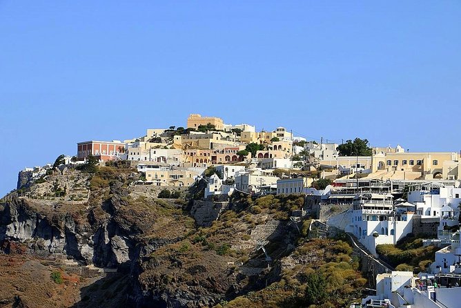 Santorini: Walking Tour of Fira - Ekklisia Agios Minas and Three Bells: the two “oldest” anchors