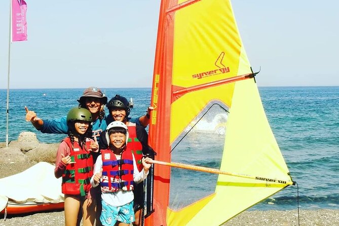 Santorini Windsurfing lessons - Where Nemely Windsurf & SUP Center turns wind into progress