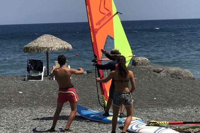 Santorini Windsurfing lessons - Taking in Santorini while you learn (and what to plan for)