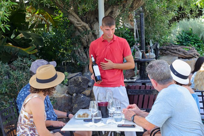 Santorini Wine Stories: Daytime Tour with Tasting & Lunch - Two Traditional Wineries: how the tastings are structured
