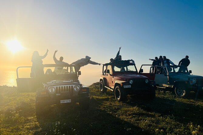 Santorini Wrangler Jeep Afternoon Convoy Tour - Price and value: $193.57 for a driver-led, you-driven day