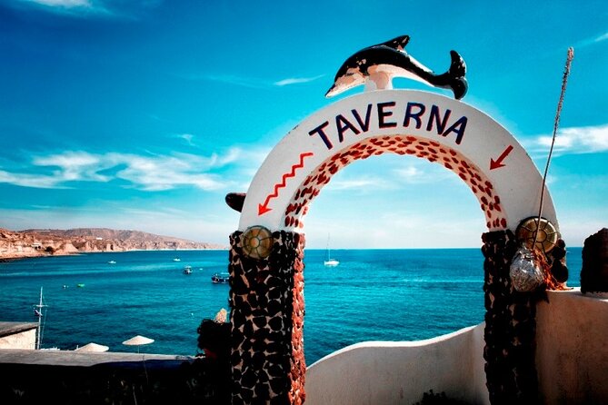 Secrets of Santorini - Private Full Day Tour with Dinner - Heart of Santorini sunset: complimentary local wine and a quieter moment