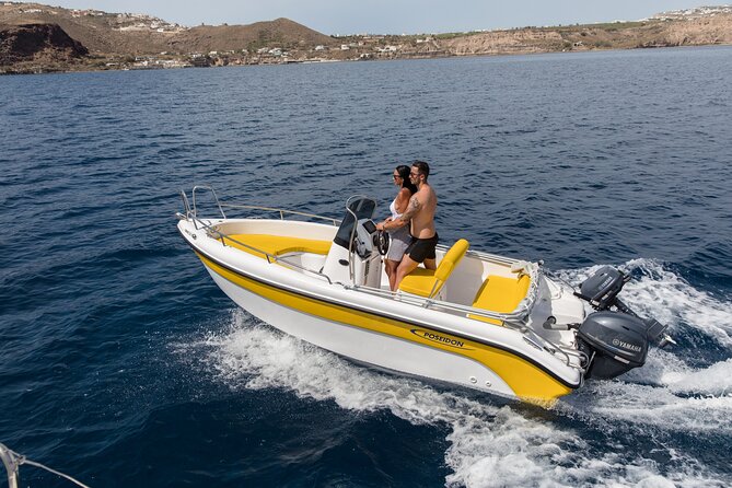 Self-Drive License-Free Boat Rental in Santorini from Vlichada - Key things I’d plan around