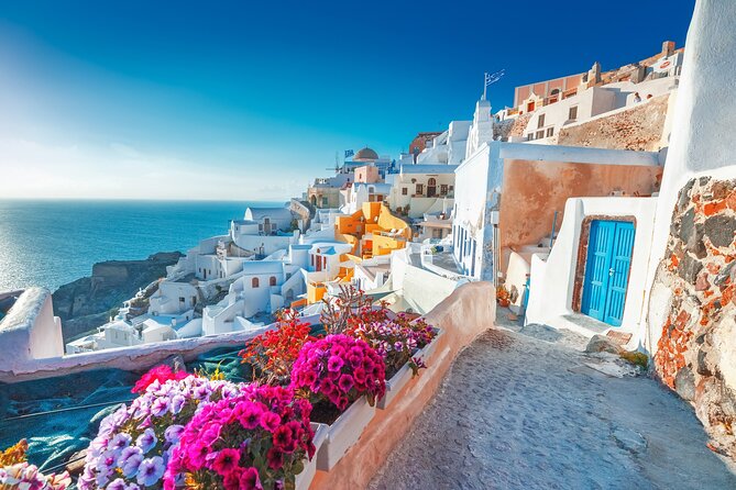 SKIP CABLE CAR® The Original Santorini Tour for Cruise Passengers - From Athinios Port to the First Views: The Boat Transfer Start