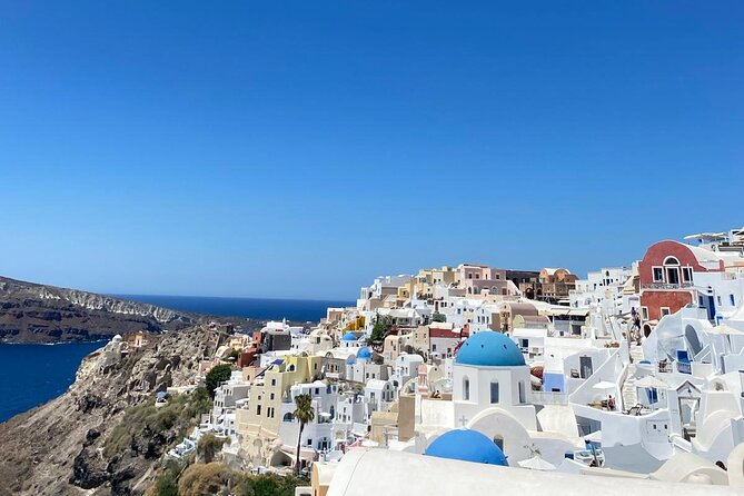 SKIP CABLE CAR® The Original Santorini Tour for Cruise Passengers - Finikia’s Blue-Dome Viewpoint: Photos Without Starting in the Chaos