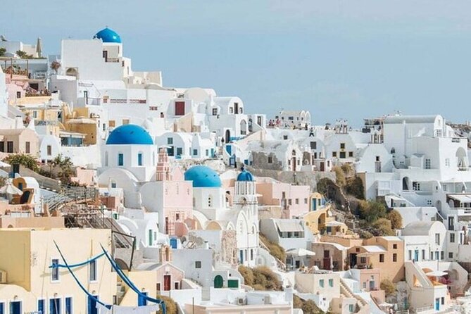Skip Sky Tram Deluxe Five Hour Santorini Tour - Firostefani cliffs: 30 minutes for views and blue-domed angles