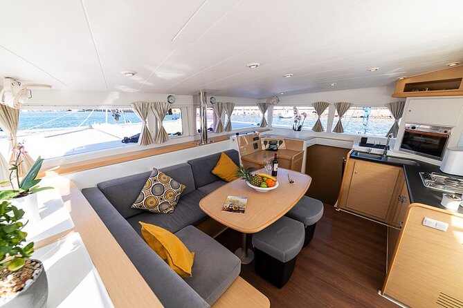 Small Group Santorini Catamaran Cruise with BBQ - A 5-Hour Catamaran Day That Doesn’t Waste Your Time