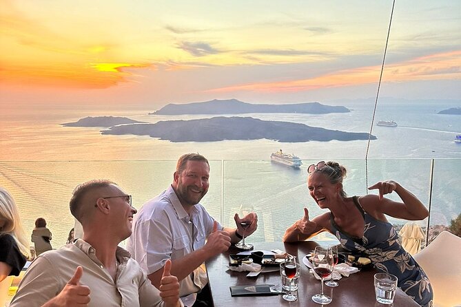 Sunset Santorini Wine Best views 2 Wineries and Tapas - Price and Value: What You’re Paying For at $238.27 Per Person