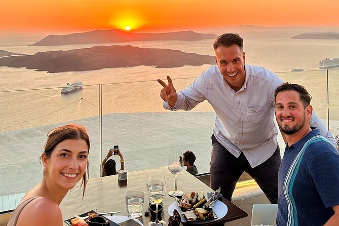 Sunset Santorini Wine Best views 2 Wineries and Tapas - Timing, Pickup, and the Cruise Ship Reality