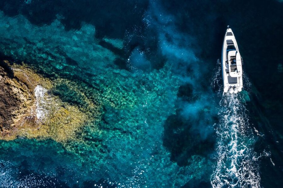 The Fastest All Inclusive Private Motor Yacht in Santorini - Thirasia island: lunch on a calmer side of Santorini