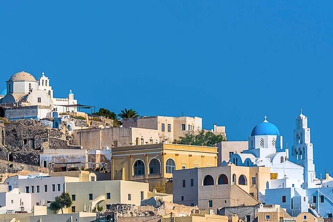 The Highlights of Santorini on a Mini Bus Daily Sunset Tour - Stop 3: Profitis Ilias monastery area for the highest panoramic moment