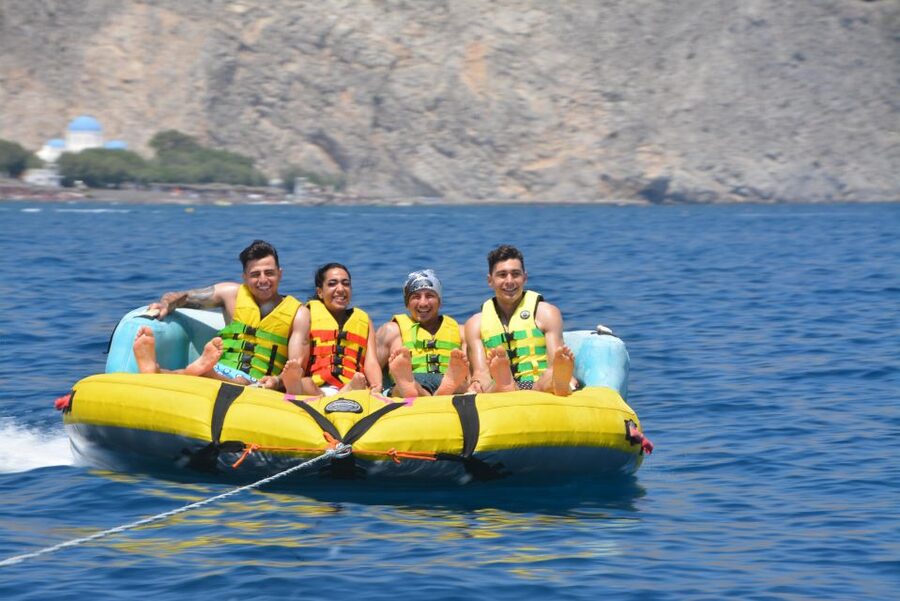 Thrill Waves Tubing at Perivolos Beach, Santorini - Getting Ready at the Beach: Swimwear, Towel, and No Phone Time
